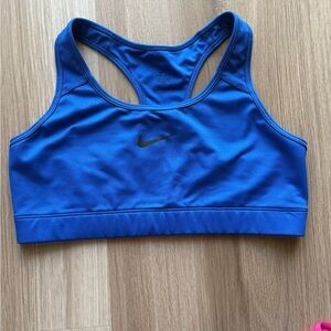 Nike Dri-FIT Blue Racerback Medium Support Sports Bra